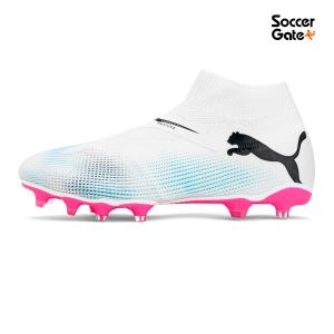 Puma FUTURE 7 MATCH+ LL FG/AG ขาว/ชมพู/ฟ้า